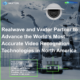 Realwave and Vaxtor announce partnership for advancing video recognition technologies in North America. The image showcases transportation elements, including trucks, containers, and a surveillance camera, emphasizing OCR solutions for logistics and security.